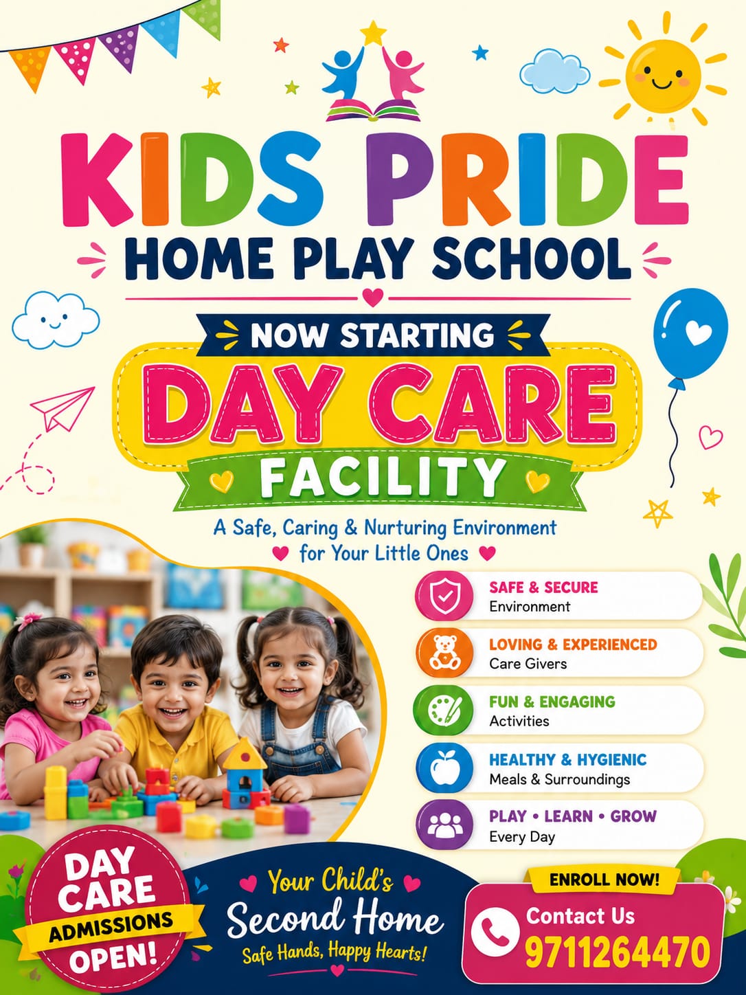 Day Care Facility Available 